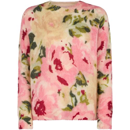 Maglione Maglia girocollo fantasia fiori all over - Mc2 Saint Barth - Modalova