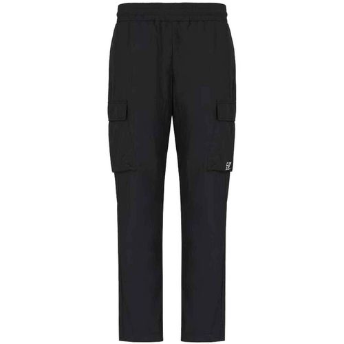 Pantaloni Sportivi Core Identity Nylon Cargo Jogger Pants Black - Ea7 emporio armani - Modalova