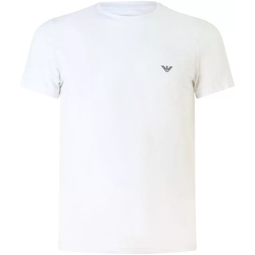 T-shirt 2Pack T-shirt /bianca con mini logo per uomo - Emporio armani - Modalova