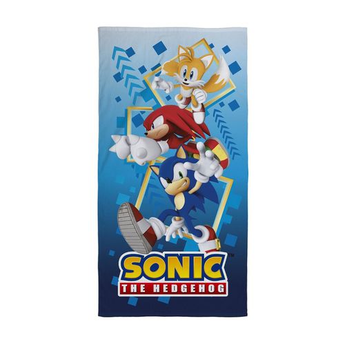 Asciugamano e guanto esfoliante AG3227 - Sonic The Hedgehog - Modalova