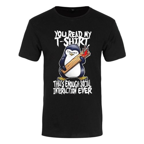 T-shirts a maniche lunghe You Read My T-Shirt That's Enough - Psycho Penguin - Modalova