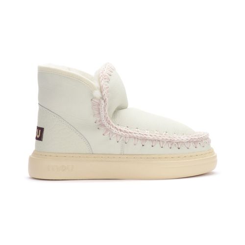 Tronchetti Stivaletto Eskimo Sneaker Bold in montone bianco - Mou - Modalova