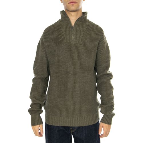 Maglione Half Zip Knit ercantile Green - Lee - Modalova