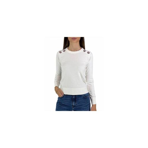 Maglione girocollo con bottoni gioiello MW760084 - Markup - Modalova