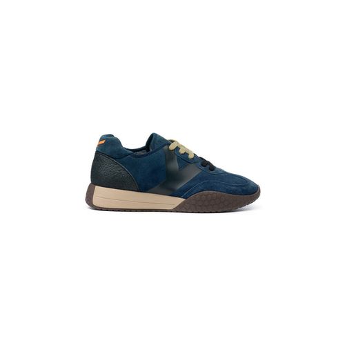 Sneakers uomo sneakers in camoscio navy-black KM9728 - Kehnoo - Modalova