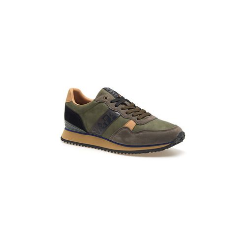 Sneakers sneaker uomo Cosmos 01 in nabuk e tessuto taupe green - Napapijri - Modalova