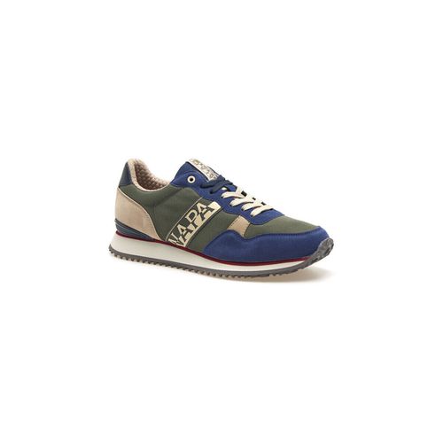 Sneakers sneaker uomo Cosmos 01 in nabuk e tessuto green blue - Napapijri - Modalova