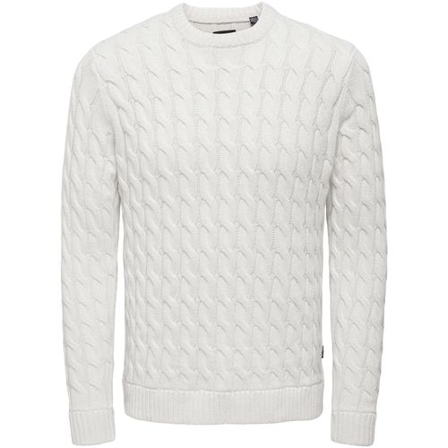 Maglione ONSKICKER LIFE REG 3 CABLE CREW KNIT - Only & Sons - Modalova