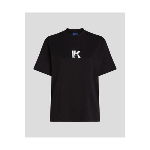 T-shirt & Polo A1W17031 REG SS LOGO TEE - Karl Lagerfeld - Modalova