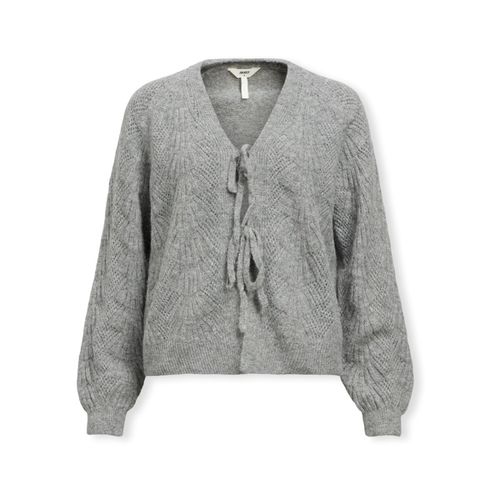 Maglione Noos Flora RE Cardigan - Medium Grey Melange - Object - Modalova