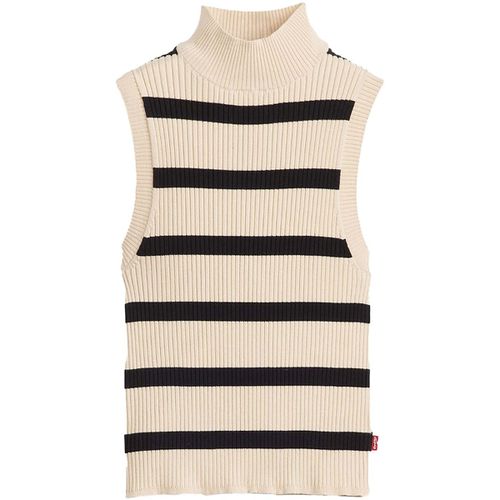 Felpa Tulip Mockneck Tank Redwood Stripe - Levis - Modalova