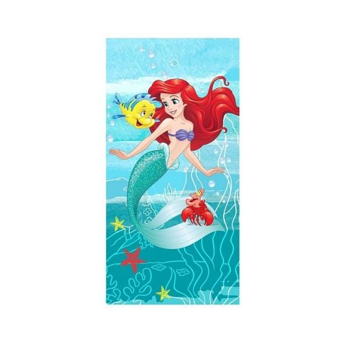 Asciugamano e guanto esfoliante AG3057 - The Little Mermaid - Modalova