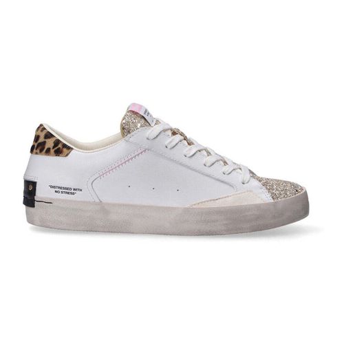 Sneakers basse sneaker Distressed glitter animalier - Crime london - Modalova