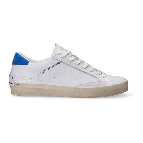 Sneakers sneaker Distressed bianca azzurra - Crime london - Modalova