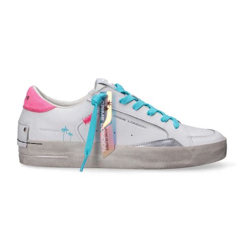 Sneakers basse sneaker Deluxe rosa bianca - Crime london - Modalova