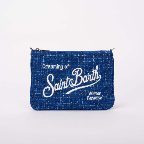 Borsa Shopping pochette parisienne tweed - Mc2 Saint Barth - Modalova