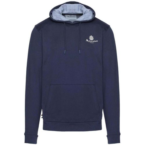 Felpa ACTIVE SMALL LOGO HOODIE AA_B004_SW007 - Aquascutum - Modalova