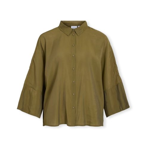 Camicetta Aspyn 3/4 Loose Shirt - Capulet Olive - Vila - Modalova