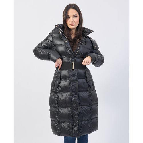 Mantella Cappotto lungo donna trapuntato con cintura - Yes Zee - Modalova