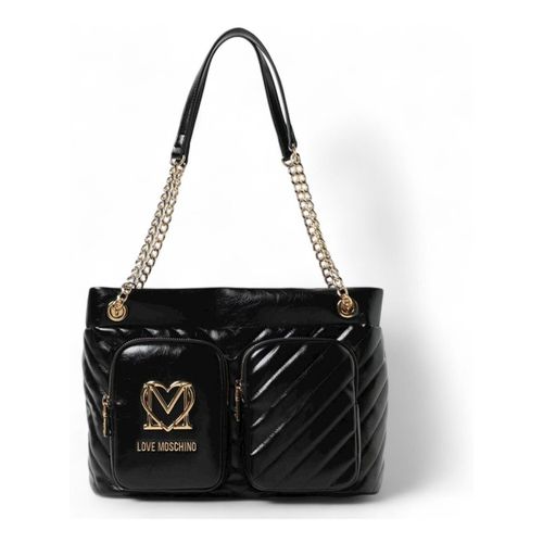 Borsa Borsa shopper trapuntata con logo monogramma - Love Moschino - Modalova