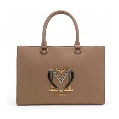 Borsa Borsa a mano con logo monogramma - Love Moschino - Modalova