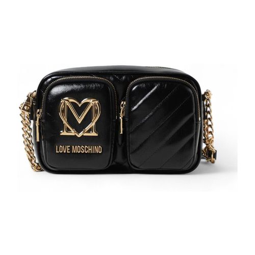 Borsa Borsa a tracolla trapuntata con logo monogramma - Love Moschino - Modalova