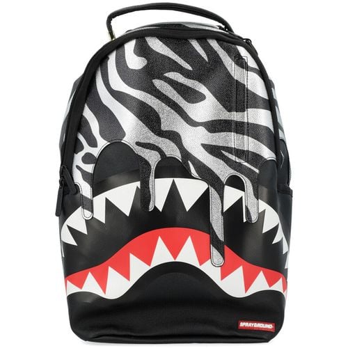 Zaini Zaino Zebra Drip DLXSV nero e bianco - Sprayground - Modalova