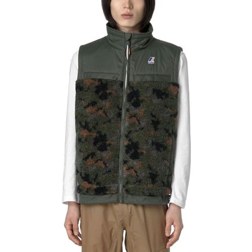 Giacche Gilet Le Vrai 30 Jile Orsetto Camo Green - K-way - Modalova