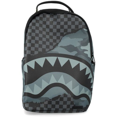 Zaini Zaino Split Up Camo grigio e nero - Sprayground - Modalova