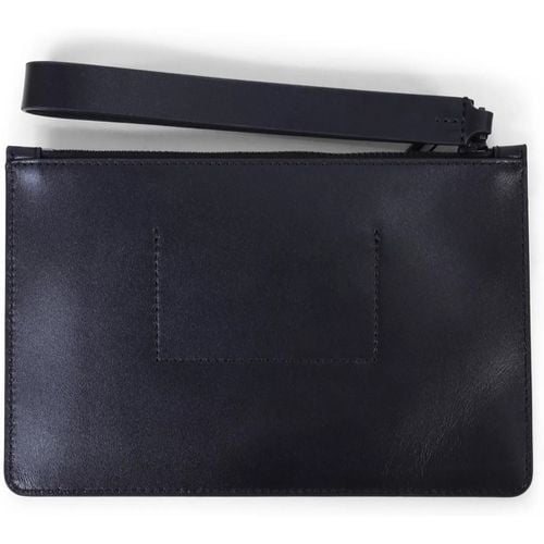 Borsa Shopping Pochette nera con mini logo per uomo - Calvin Klein Jeans - Modalova