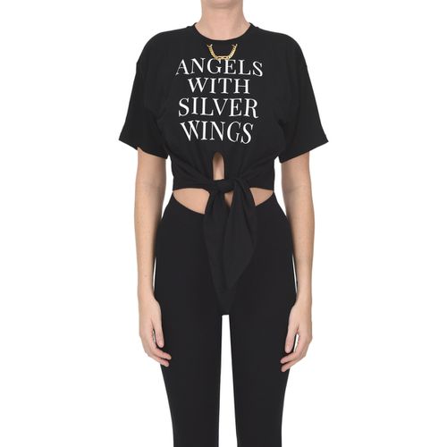 T-shirt & Polo T-shirt cropped TPS00005018AE - Elisabetta Franchi - Modalova