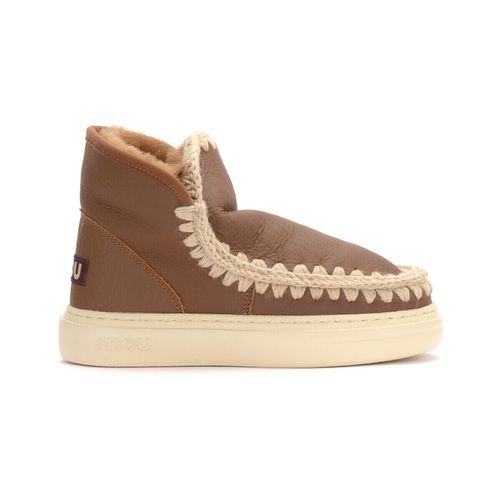 Tronchetti Stivaletto Eskimo Sneaker Bold in montone marrone - Mou - Modalova