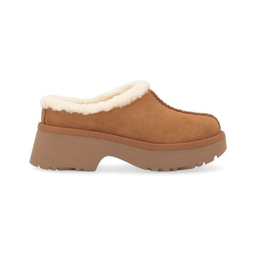 Classiche basse Sabot New Heights Cozy in suede color cuoio - Ugg - Modalova