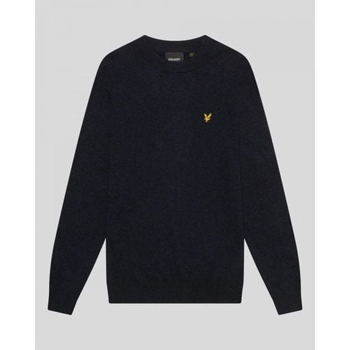 Maglione KN2114V LAMBSWOOL BLEND CREW-Z56 DARK NAVY MARL - Lyle & Scott - Modalova