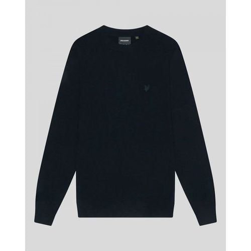 Maglione KN2124V TONAL LAMBSWOOL CREW-Z271 DARK NAVY - Lyle & Scott - Modalova