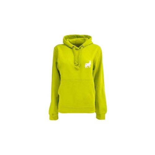 Felpa Maglia Hoodie Donna Lime - Sensa Cunisiun - Modalova