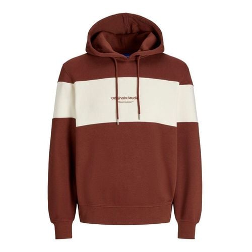 Felpa 12277740 VESTERBRO BLOCK-BRANDY BROWN - Jack & jones - Modalova