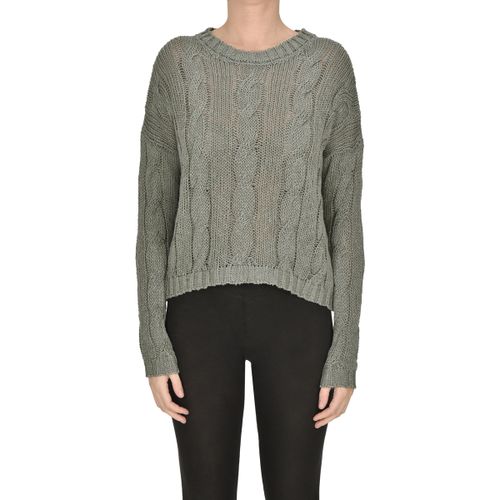 Maglione Pullover a trecce MGP00005027AE - Base Milano - Modalova