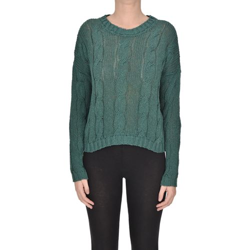 Maglione Pullover a trecce MGP00005025AE - Base Milano - Modalova