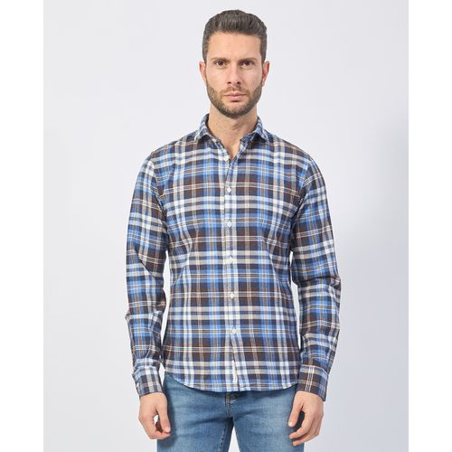 Camicia a maniche lunghe Camicia uomo in cotone - Yes Zee - Modalova