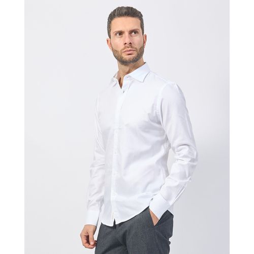 Camicia a maniche lunghe Camicia uomo in cotone - Yes Zee - Modalova