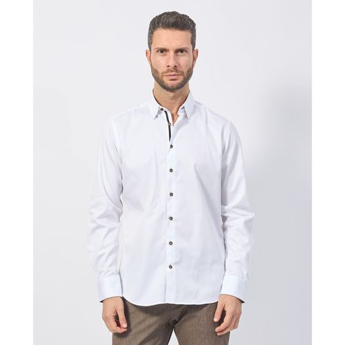 Camicia a maniche lunghe Camicia uomo a tinta unita - Bugatti - Modalova