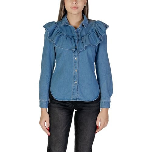 Camicia ONLINDIGO LIFE LS FRILL DB DNM QYT 15297988 - Only - Modalova