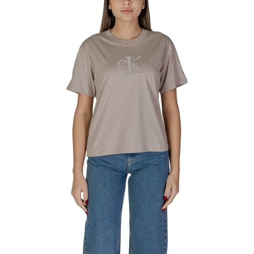 T-shirt EMBROIDERED MONOLOGO J20J224798 - Calvin Klein Jeans - Modalova