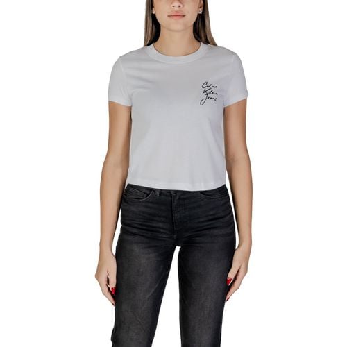 T-shirt SCRIPT INSTITUTIONAL J20J224984 - Calvin Klein Jeans - Modalova