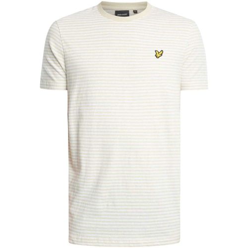 T-shirt T-shirt a righe bretoni in misto lino - Lyle & Scott - Modalova