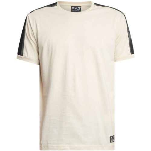 T-shirt T-shirt a righe sulle spalle - Emporio Armani EA7 - Modalova