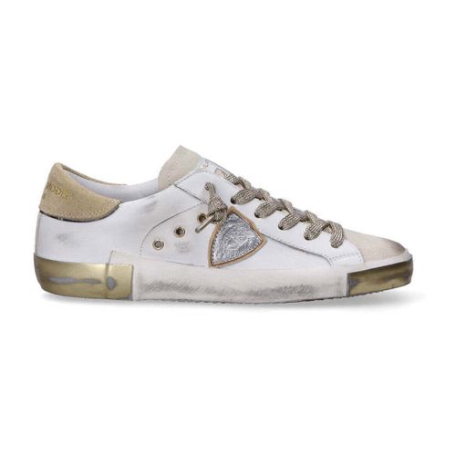 Sneakers basse sneaker Paris bianca beige - Philippe Model - Modalova