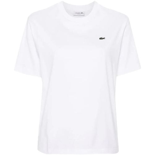 T-shirt T-shirt in morbido cotone relaxed fit - Lacoste - Modalova