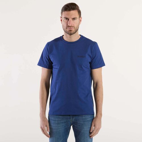 T-shirt t-shirt logo in cotone bluette - Dondup - Modalova